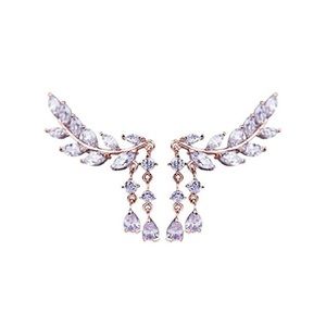 Olive Branch Crystal Earrings